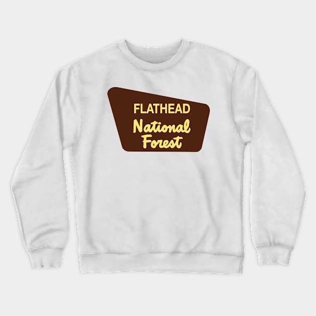 Flathead National Forest Crewneck Sweatshirt by nylebuss